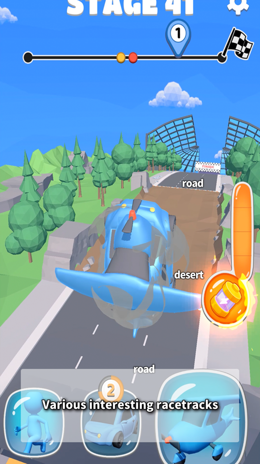 #2. Transform Run: Road Race (iOS) 来自: GRAVITY NEOCYON