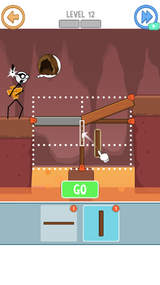 #7. Bridge Puzzle: build a bridge (iOS) By: Mai Chan
