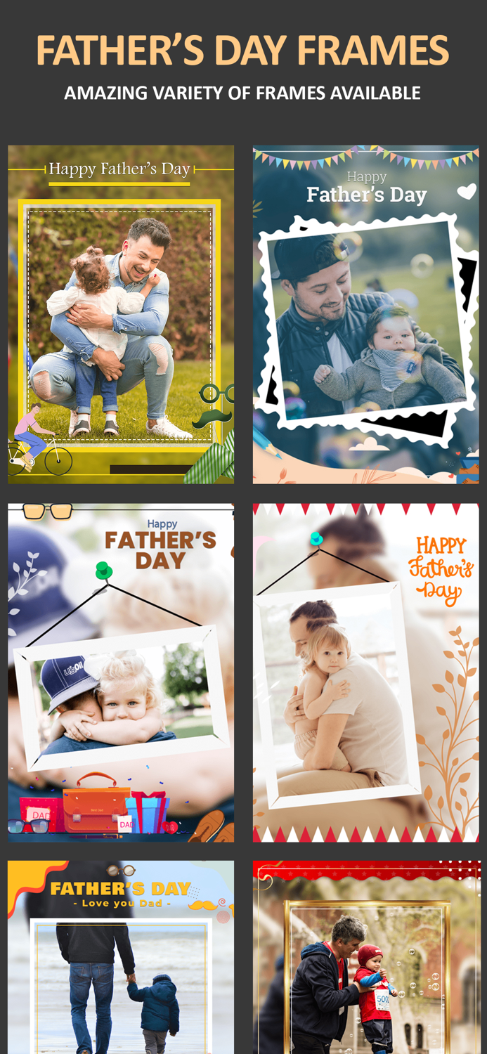 Fathers Day Photo Frames App