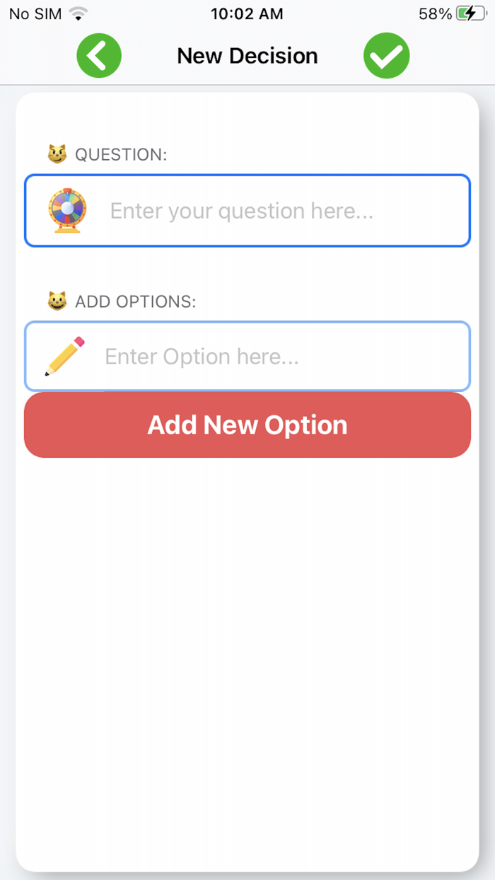 Decision wheel Generator lucky