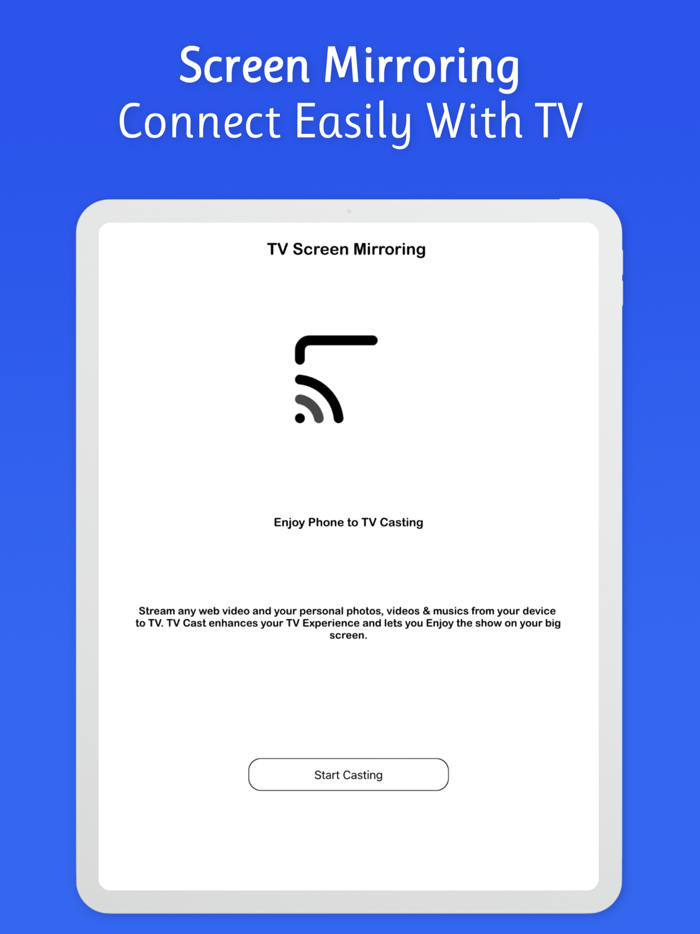 Screen mirroring for TV ™
