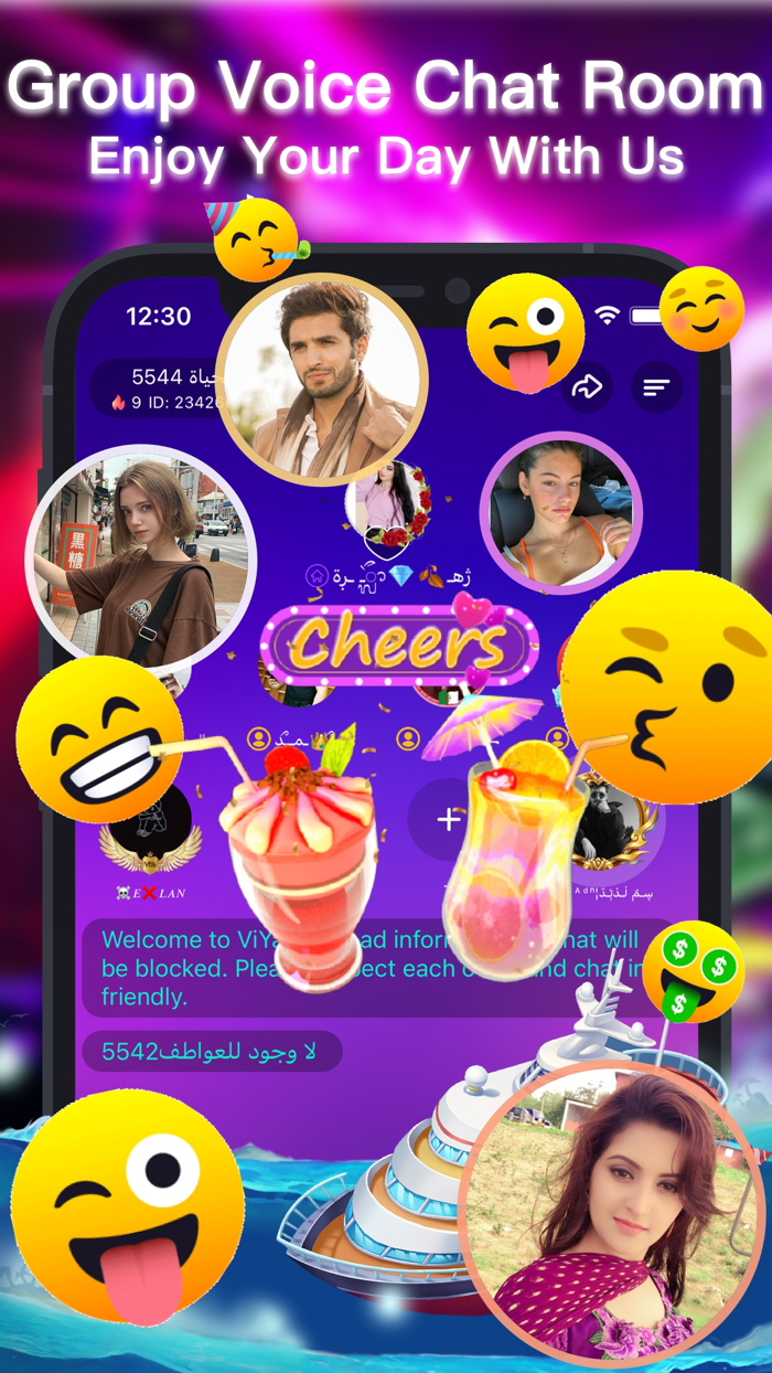 ViYa - Group Voice Chat Rooms