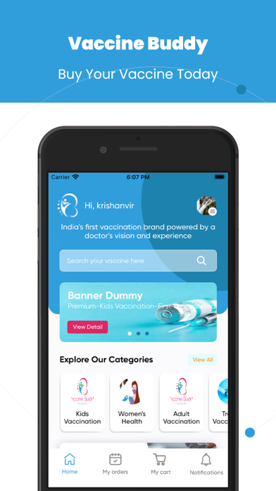 Vaccine Buddy Screenshot