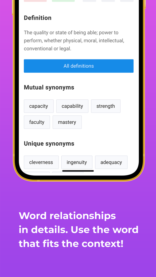 #4. Power Thesaurus (iOS) 由: Radyushin Pty Ltd
