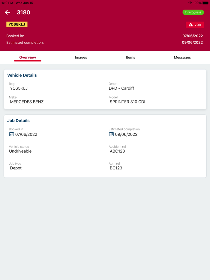 Helios Repairer App - DPD