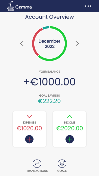 Screenshot #2 pour GEMMA Budget Planner