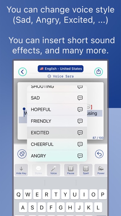 Voice-Over AI | Text To Speech Screenshot