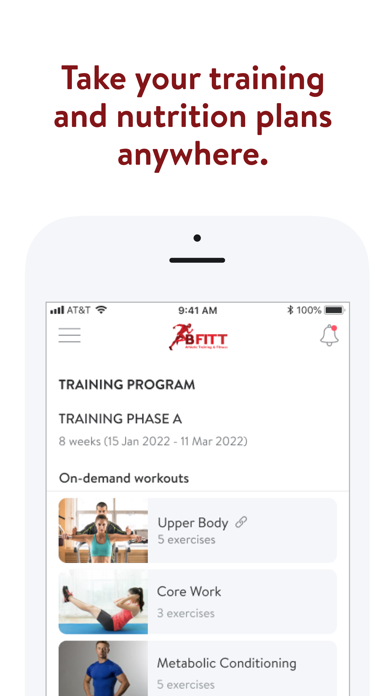 BFITT Athletic Training Screenshot