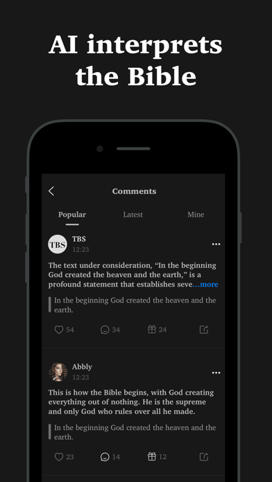 TBS - The Bible Social Screenshot
