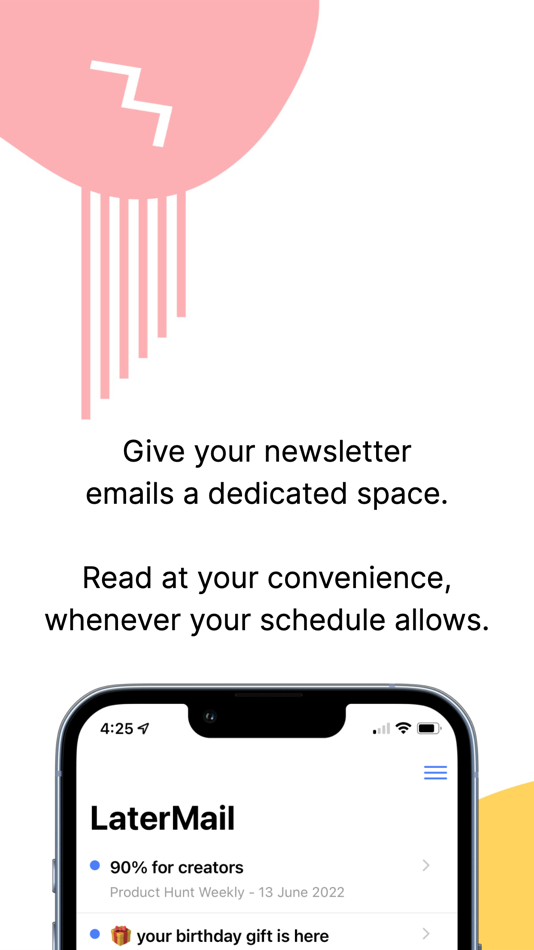 #3. LaterMail (iOS) 由: Dev7studios
