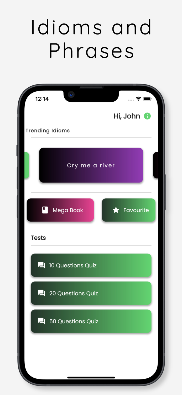 Idioms and Phrases  Learn