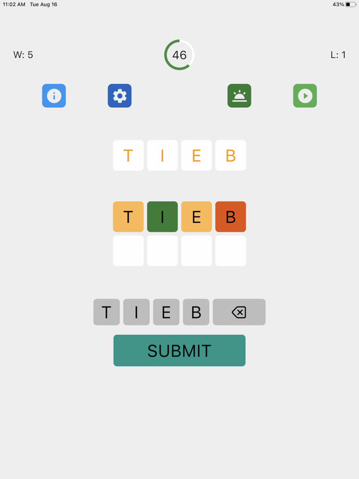 eXcramble Word Scramble Games