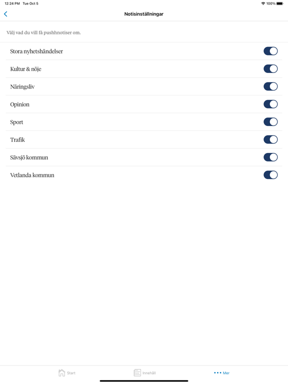 Screenshot #6 pour Vetlanda-Posten Nyhetsapp