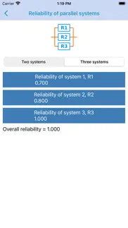 reliability of systems iphone screenshot 2