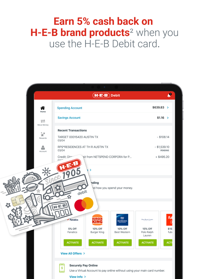H-E-B Debit