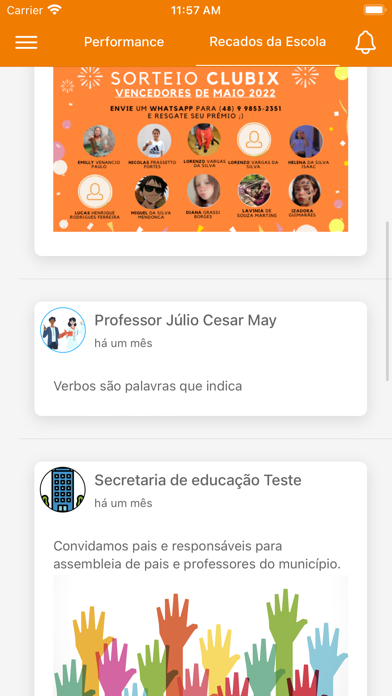 CLUBEaluno para pais Screenshot