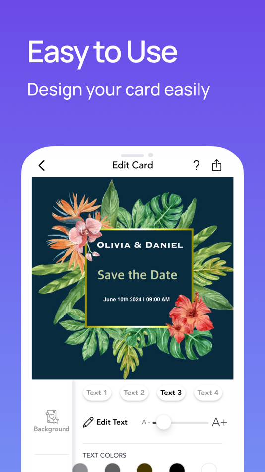 #5. Invitation Maker |Card Creator (iOS) Podle: SENA GUELER