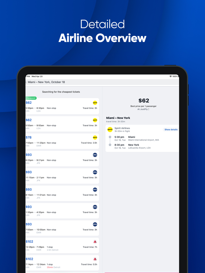 Airline Fare Compare - Flights