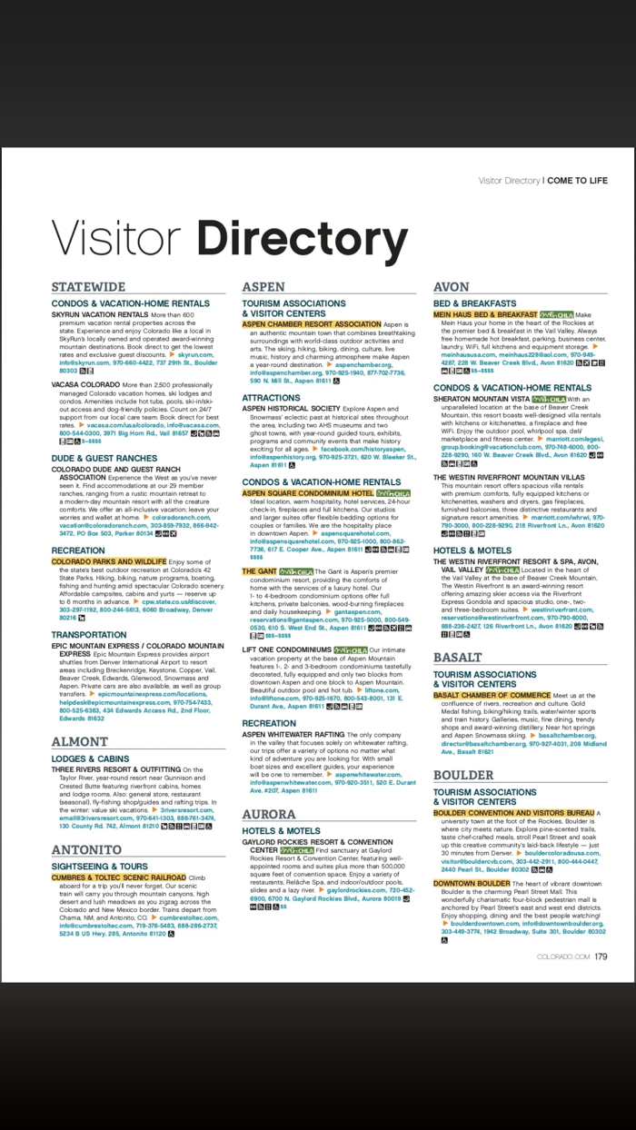 Colorado Guide