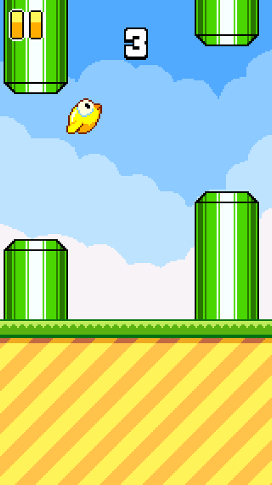 #1. Tappy Bird. (iOS) 由: Andrew Baxter