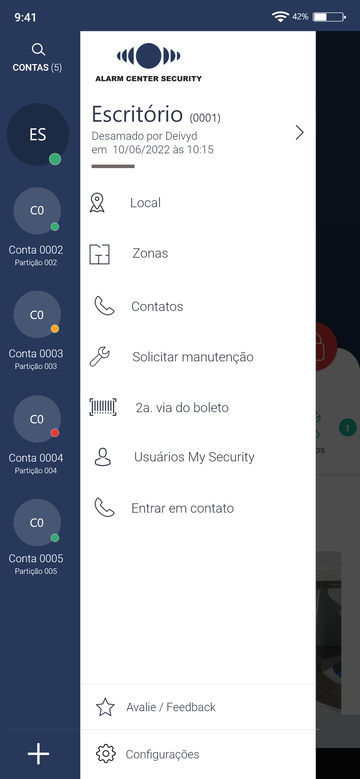 Alarm Center