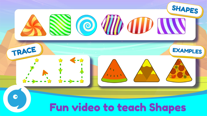 Shapes and colors learn games