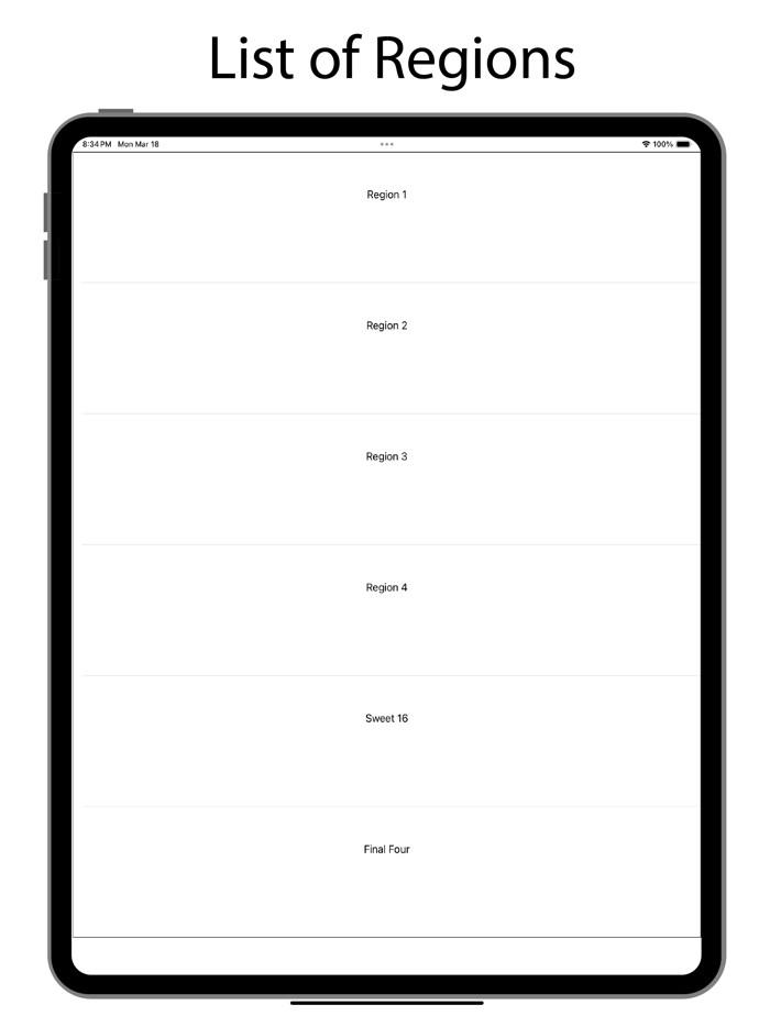 BasketBall Tournament Bracket
