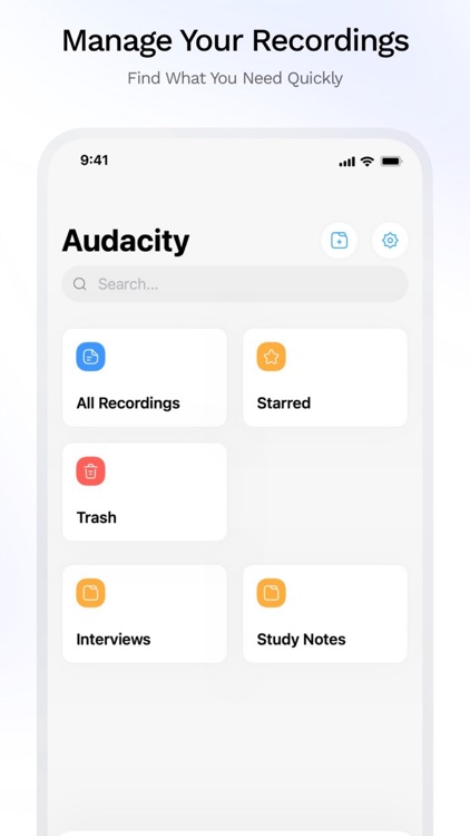 Audacity Audio Recorder App screenshot-3