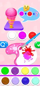 Snow Cone Coloring Match screenshot #2 for iPhone