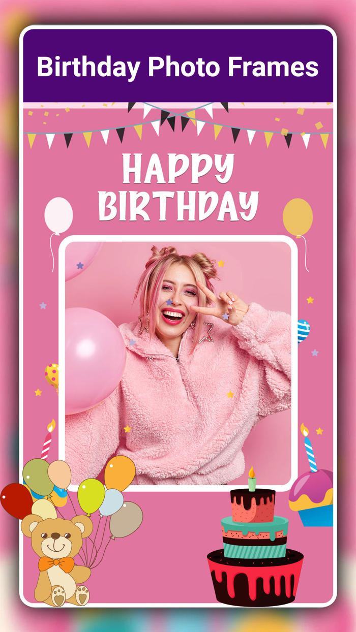 Birthday Frames and Card Maker