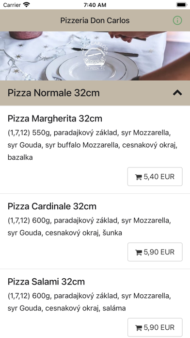 Pizzeria Don Carlos Screenshot