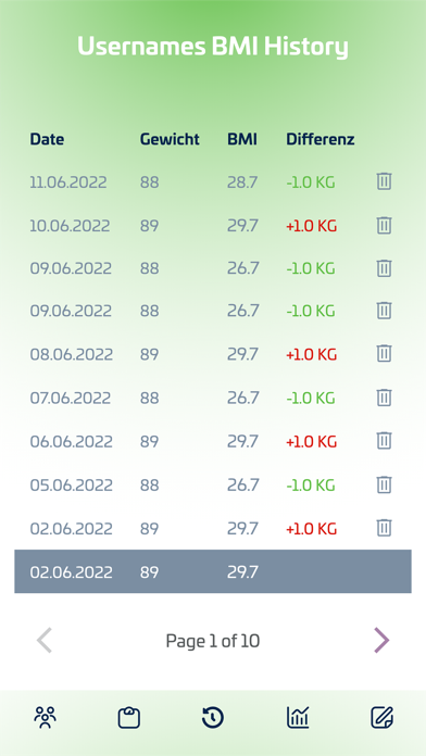 BMI Rechner Neo Screenshot