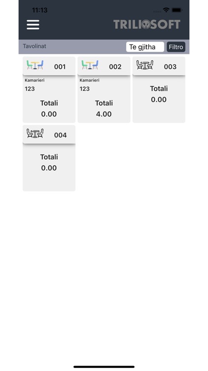 Triliosoft Restaurant