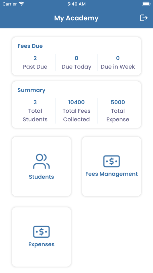 #1. My Academy App (iOS) 由: Bikram Singh Sekhon