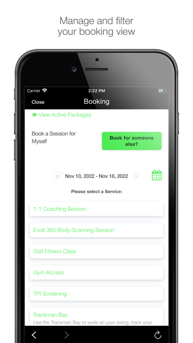 Gyms4Golfers Screenshot