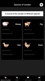 poultry number records iphone screenshot 1