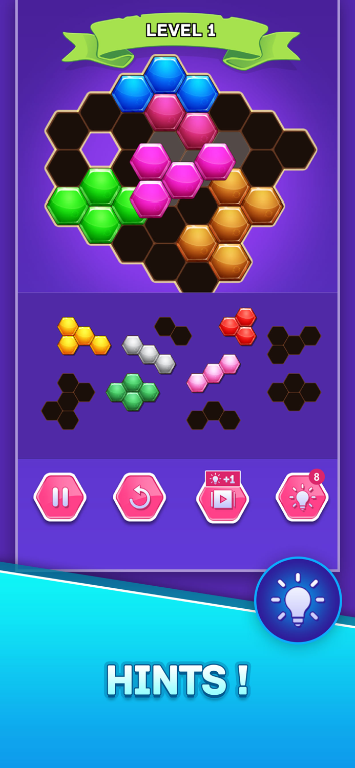 Hexa Block Puzzle Game Mania