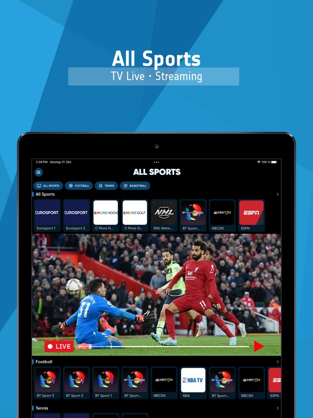 All Sports TV - Live Streaming on the App Store
