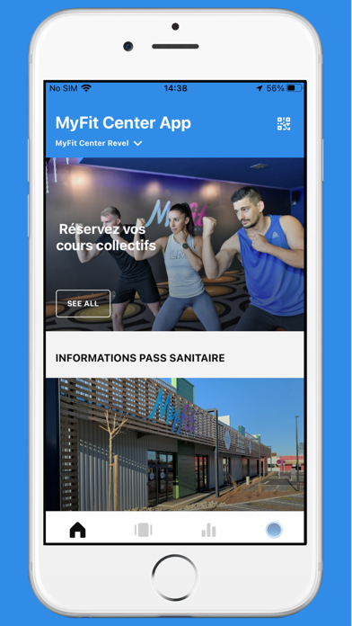 Screenshot #1 pour MyFit Center App