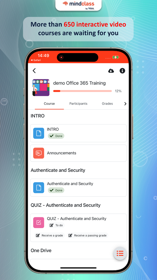 #1. mindclass eLearning (iOS) 由: Smart ID Dynamics S.A.