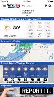 4warn weather - wivb iphone screenshot 1