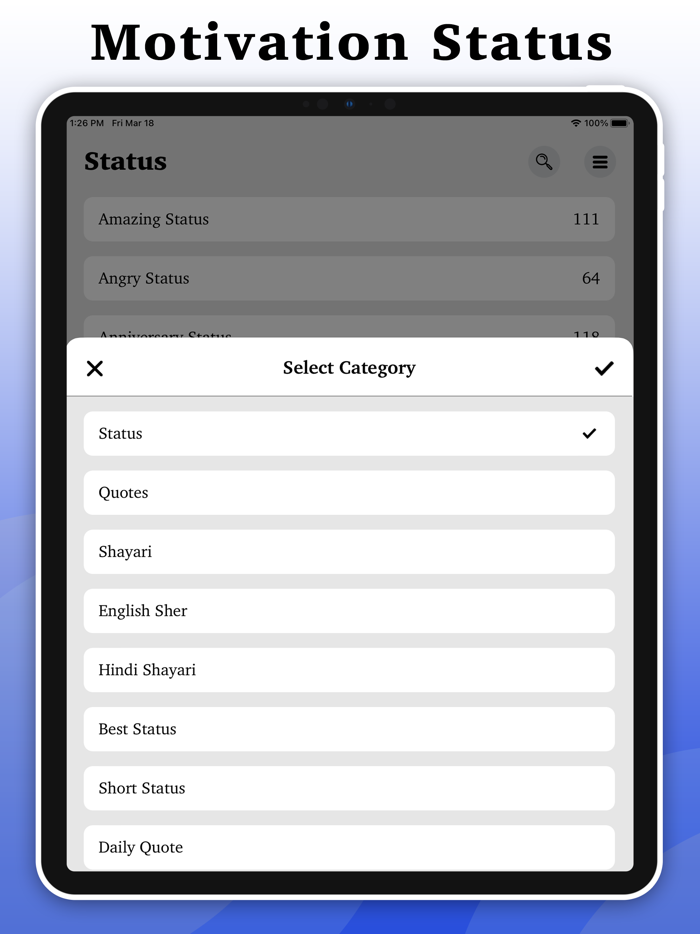 Status Quotes and Sayings