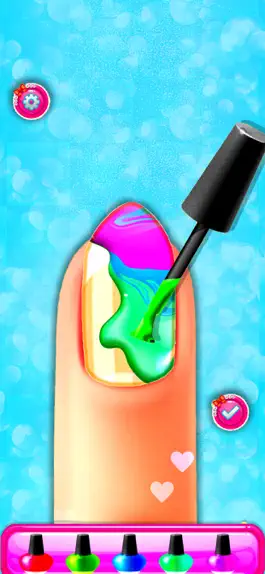 Game screenshot DIY Nail Art Makeup Games apk