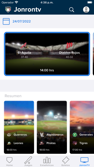 Liga Mexicana de Beisbol LMB Screenshot