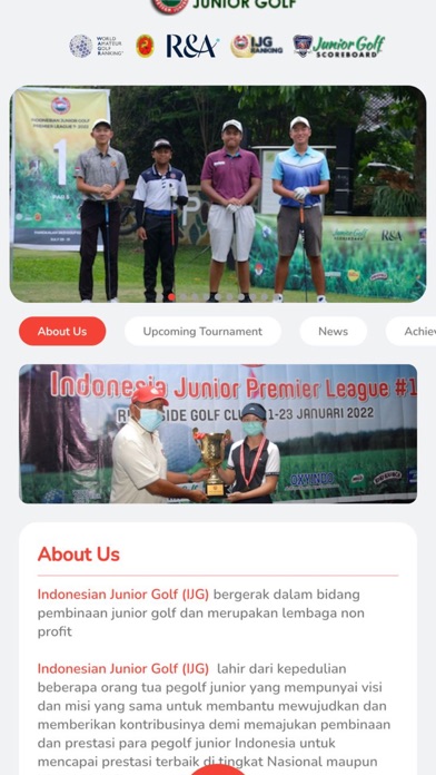 IJG - Indonesian Junior Golf Screenshot