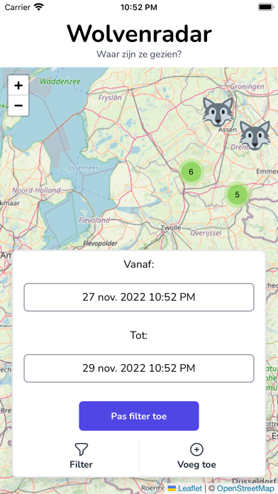 Wolvenradar Screenshot