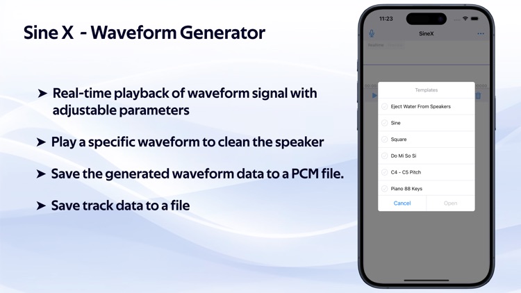 Eject Water & Waveform - SineX