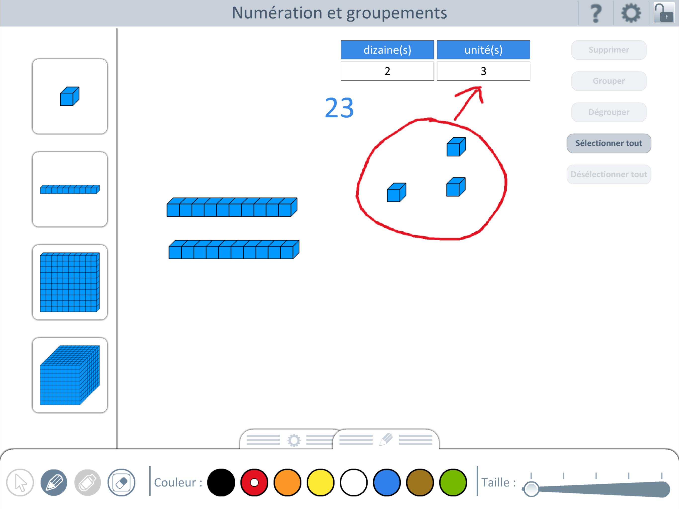 Numération et groupement screenshot 6