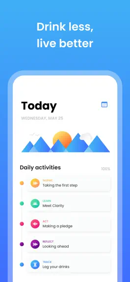 Game screenshot Clarity: Drink Less, Live Well mod apk