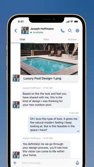 Salvo Pools - Client Hub Screenshot